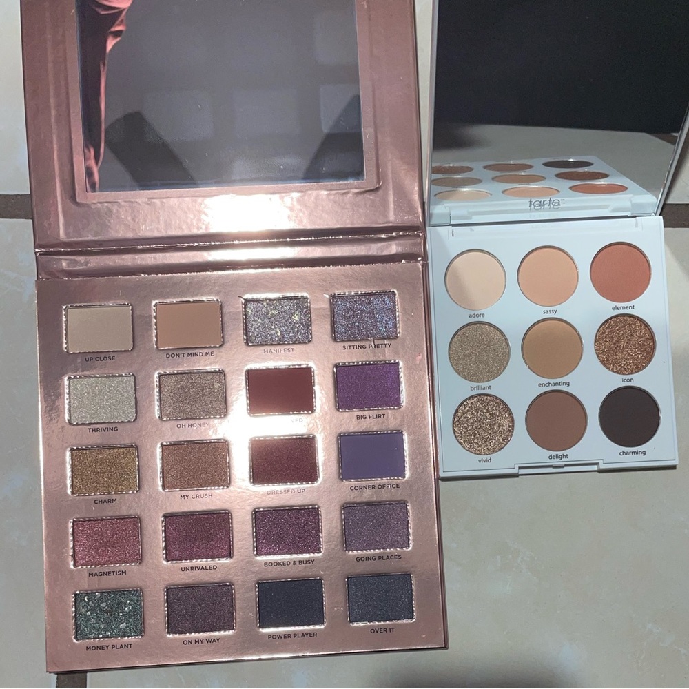 ICONIC LONDON & TARTE warm tone palettes